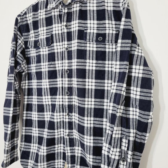 Jachs Men Black White Regular Fit Checkered Cut Away Collar Casual Shirt Size S - Picture 2 of 13